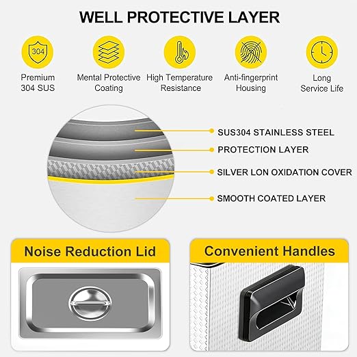 Ultrasonic Cleaner 10L Dual-Frequency Professional Digital Stainless Steel Cleaning Machine with Heater Timer for Denture, Coins, Small Metal Parts, Circuit Board, Lab Tools, etc