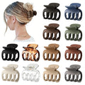 12Pcs Hair Clips for Women 1.8 Inch Small Claw Clips for Thin Hair Medium Hair Claw Clips for Thick Hair Accessories for Women Girls (Transparent)