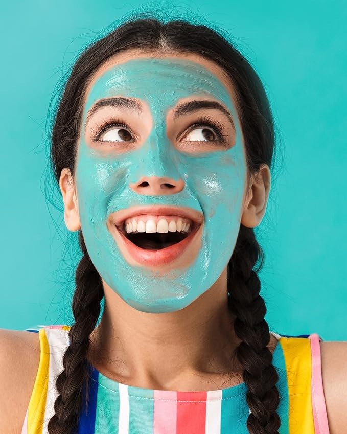 FREEMAN Dead Sea Minerals Anti-Stress Clay Facial Mask, Hydrating & Clarifying, Clears Pores, Face Mask With Lavender & Bergamot For Radiant Skin, Skin Types, 6 fl. oz./175 mL Tube (Pack of 2)