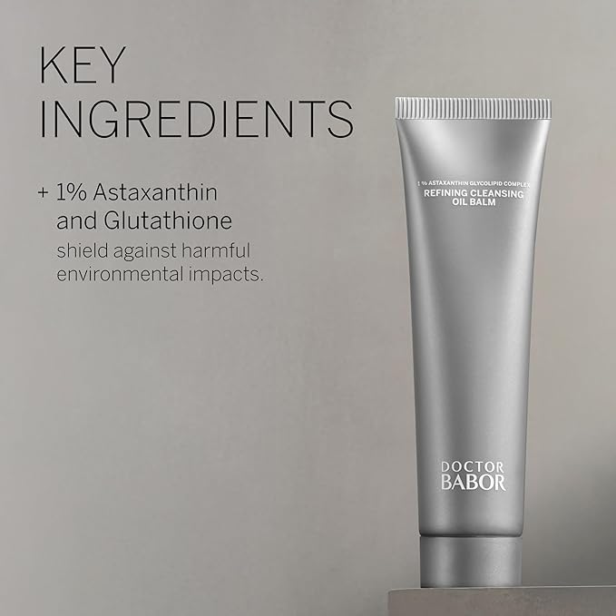 BABOR DOCTOR Refining Cleansing Oil Balm – Deep Pore Cleansing Face Balm that Transforms to Oil, Makeup Remover & Gentle Exfoliating Cleanser