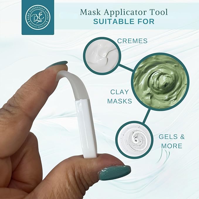 Face Mask Applicator Tool Mini 10pk Makeup Spatula Cosmetic Silicone Face Mask Applicator Beauty Skincare Spatula Tool for Facials, Gel, Peel, Clay, Lotion, Serum, Cream