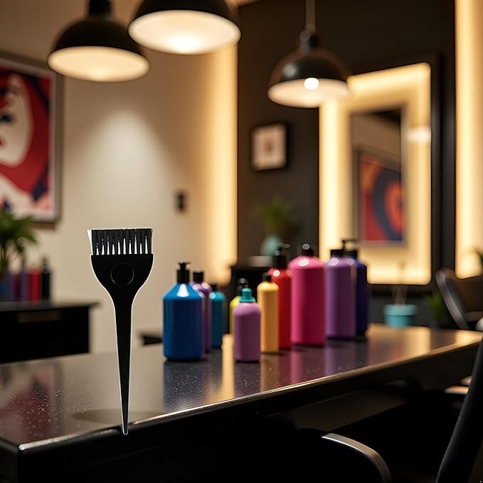 Black Fashion Salon Hairdressing Color Mixing Comb Dye Hair Brush Set Tint Tools,Coloring and Highlighting Tools,Hair Coloring Products