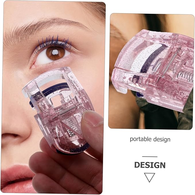 Portable Eyelash Curler Replacement Silicone Pads 2-Piece Set Small Size Sturdy Design for Women for Makeup and Eyelash Styling