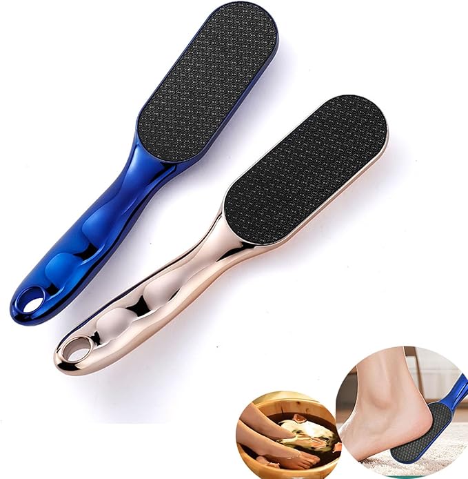 Nano Glass Foot File Callus Remover, Beyond The Cream Foot File,NanoGlass Feet File Professional Hard Skin Remover with Non-Slip Ergonomic Handle (Blue,1Pcs)