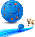 Dog Balls: Interactive Dog Ball, Self-Moving Dog Toy with Auto-Rolling & Bouncing, E-TPU Material, IP54 Waterproof, Motion-Activated, for Small/Medium/Large Dogs (Blue)
