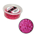 Amelia Beauty 500 Count Small Rubber Bands for Hair – ½" Pink - Made in USA - Recloseable Container - Mini Hair Elastics for Braids, Ponytails, Cornrows & Twists – Strong Hold Ponytail Holders