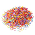 Baby Hair Ties Elastic Hair Rubber Bands,400pcs Multi Color Small Hair Holder Hair Tie for Kids Girls