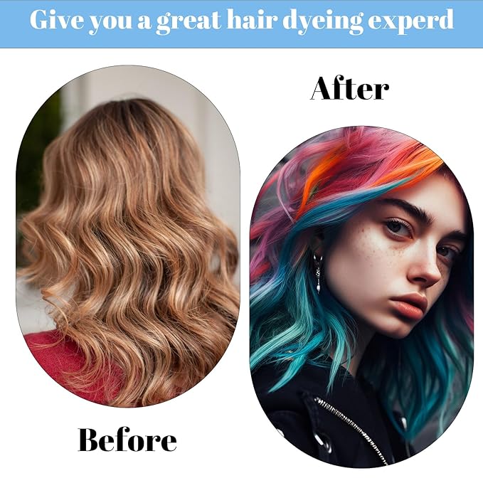 3 Pcs Hair Highlighting Cap, Colorful Hair Coloring Frosting Dye Kit, Hairs Coloring Dye Cap Frosting Caps with Plastic Crochet Hook for Salon DIY Dyeing Hairdressing