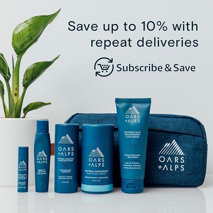 Oars + Alps Anti Everything Pads & Blackhead Remover, Facial Cleanser & Exfoliator with 10% Glycolic & Salicylic Acids for All Skin Types, Exfoliant Hydrates Skin & Reduces Blackheds, Wrinkles,28 ct