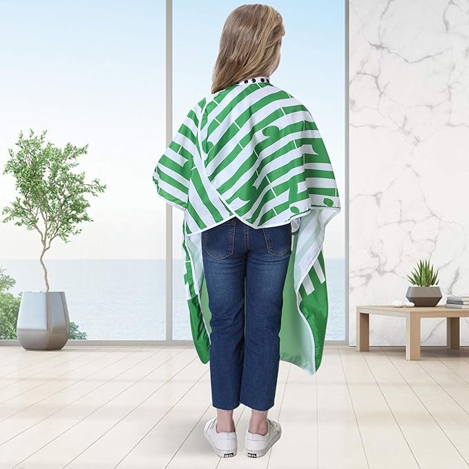 Kids Barber Cape - Professional Hair Cutting Cape,Salon Capes for Hair Stylist Shampoo Haircut Cape Barber Supplies