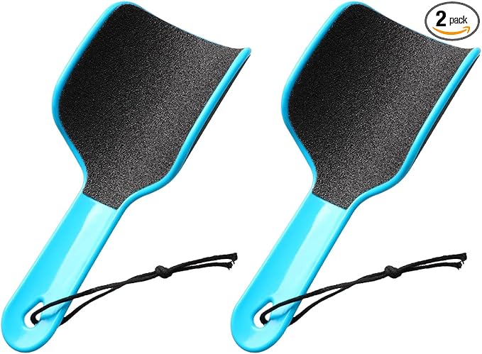 2Pcs Professional Dual Sided U Shaped Foot File Foot Files for Hard Skin Foot Scraper Rasp Dry Skin Remover Feet Dead Skin Remover for Feet