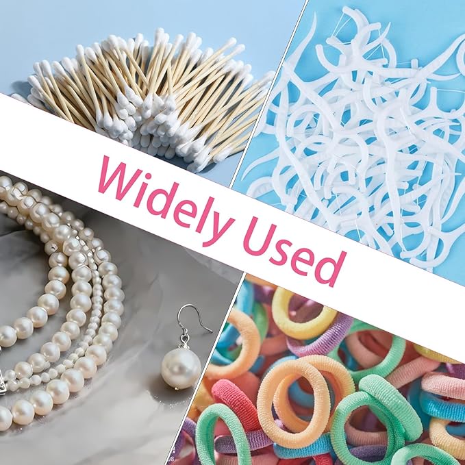 2PCS Metal Cotton Swab Holder, Portable Small Floss Pick Holder, Reusable Empty Metal Cotton Ball Case with Dust Lid for Travel Swabs Hair Ties Floss