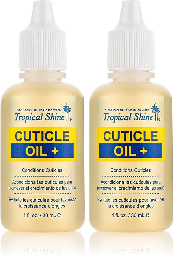 Tropical Shine Cuticle Oil + Plus Conditioner 1oz/30mL (Pack of 2)