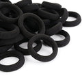 500 Psc Baby Hair Ties,Soft Cotton Toddler Hair Ties,Small Seamless Hair Bands for Girls and Kids,Black Hair Elastics Ponytail Holders