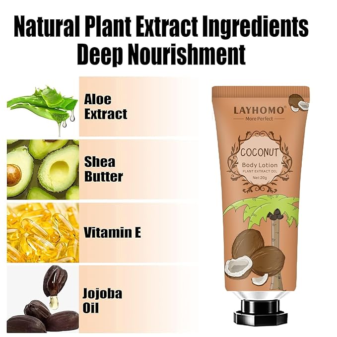 20 Pack Mini Body Lotion Gift Bulk for Dry Skin,Travel Size Small Body Cream With Shea Butter Natural Fragrance Moisturizing Body Lotion for Women Men,Easter Basket Stuffers for Her Thank You Gift