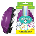 Knot Genie Detangling Brush, Puff of Purple