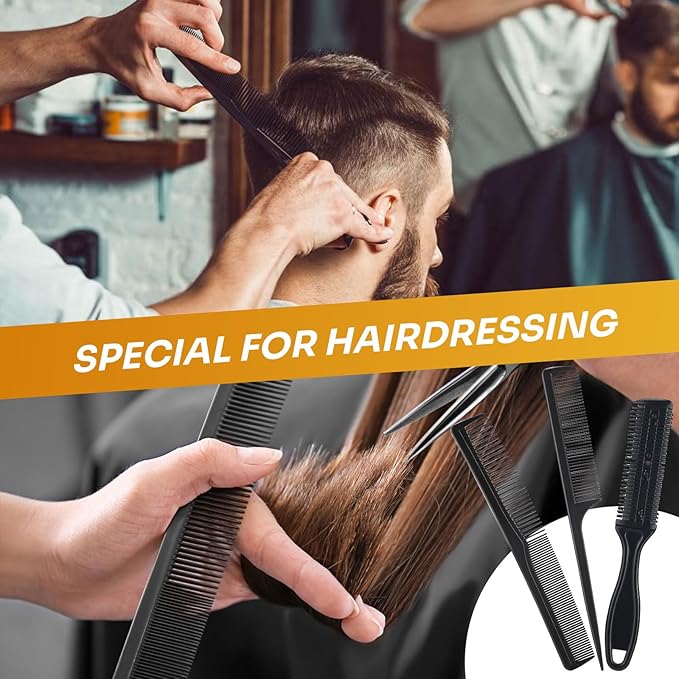 Barber Cape 13Pcs with Neck Duster Brush Adjustable, Extra Long Hair Cutting Cape 63" x 55" Profesional Barber Accessories for Men/Adults/Barber/Salon/Clients/Home/Women/Kids