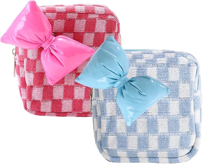 LYDZTION Makeup Bag Cosmetic Bag for Women,1Pcs Large Capacity Makeup Bags and 1Pcs Pencil Case Makeup Brushes Storage Bag Travel Toiletry Bag Organizer