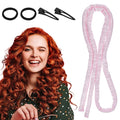 Heatless Curling Rod Headband, Heatless Curls Overnight Headband for Short Long Hair No Heat Overnight Curls with Thin Curlers to Sleep In Lazy Natural Soft Wave DIY