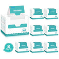 Face Towels, 400 Count Disposable Face Towelette for Washing Face, Skincare, Ultra Soft Facial Towel for Sensitive Skin, Lint-free Makeup Remover Dry Wipes - 8 Box