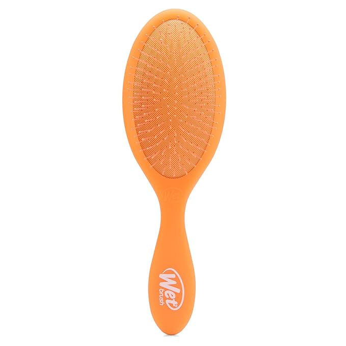 Wet Brush Original Detangler, Orange Crush (Summer Quencher), Ultra-Soft IntelliFlex Bristles Glide Through Tangles, Detangling Hair Brush (Wet & Dry), Women & Men, Limited Edition