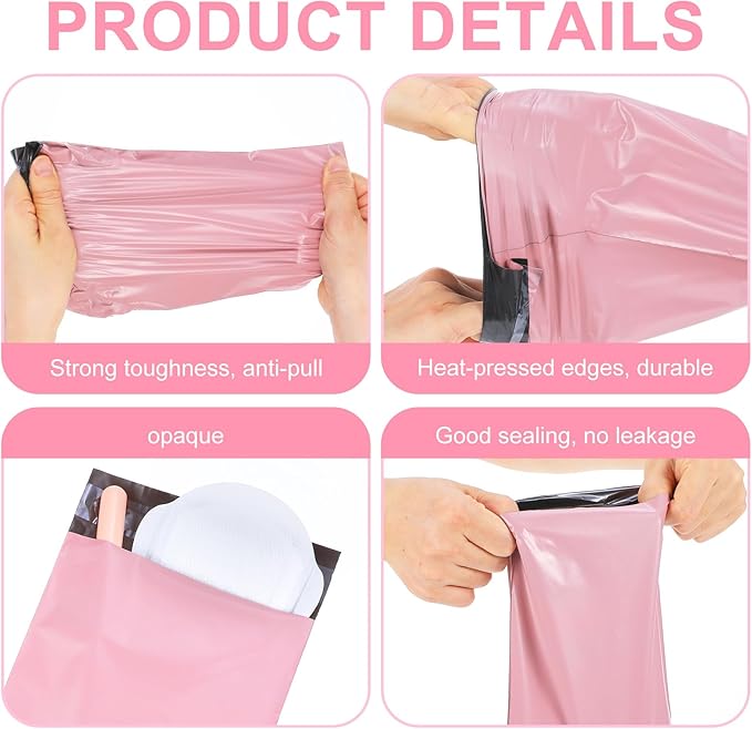 Sanitary Napkin Disposal Bags, 200 Pcs Pink Feminine Hygiene Bags, Self-Sealing, Odor Blocking, Privacy Protection, Disposable Bags for Tampons and Pads