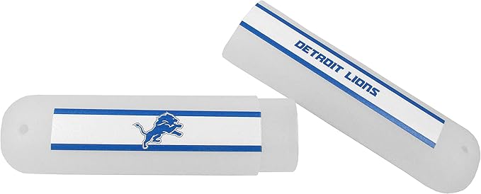 Siskiyou Sports NFL Detroit Lions Solar Powered Unisex Adult Travel Toothbrush and Case, White