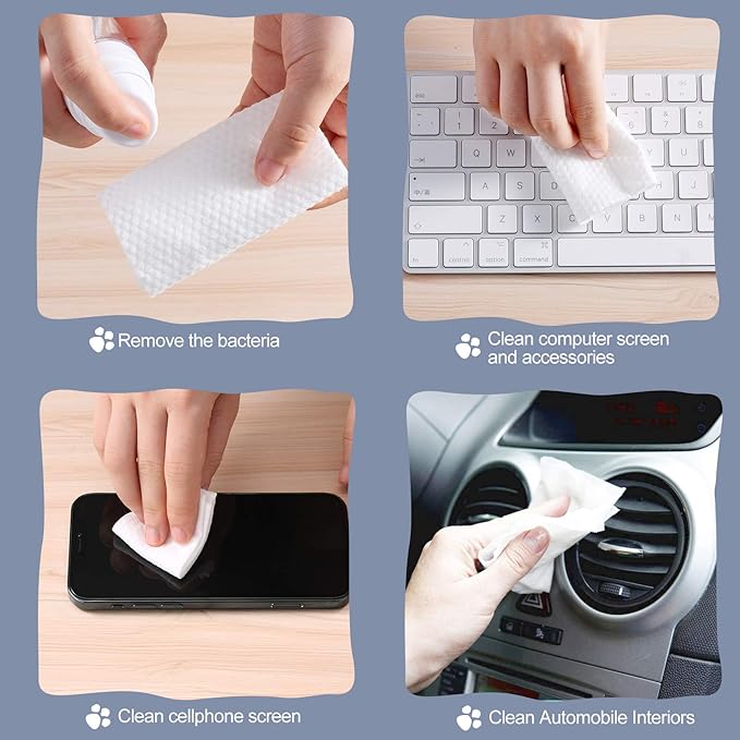 Disposable Face Cloths for Washing Disposable Towels Facial Towelettes Facial Cleansing Cloths (2 Pack)