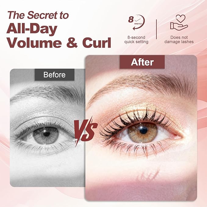 Heated Eyelash Curler Fast Heat up Within 15s, Electric Eyelash Curlers with 4 Temperature Modes for 24H Long-Lasting Eyelash Curls, Cute Cat Paw Lash Curler Gentle Safe, Type-C Rechargeable