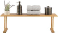 Bamboo Sink Shelf - Countertop Organizer Kitchen, Bathroom, Bedroom, Office - Space-Saving Storage for Soap, Sponges, and Cleaners by Lavish Home
