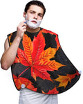 Magic Mushrooms Print Beard Bib Shaving Apron, Beard Hair Trimming Cape Gift For Dad