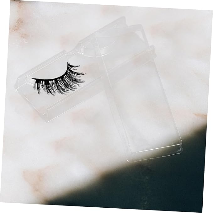 50pcs Eyelash Storage Case Portable Lash Organizer Material Box Capacity Lash Holder