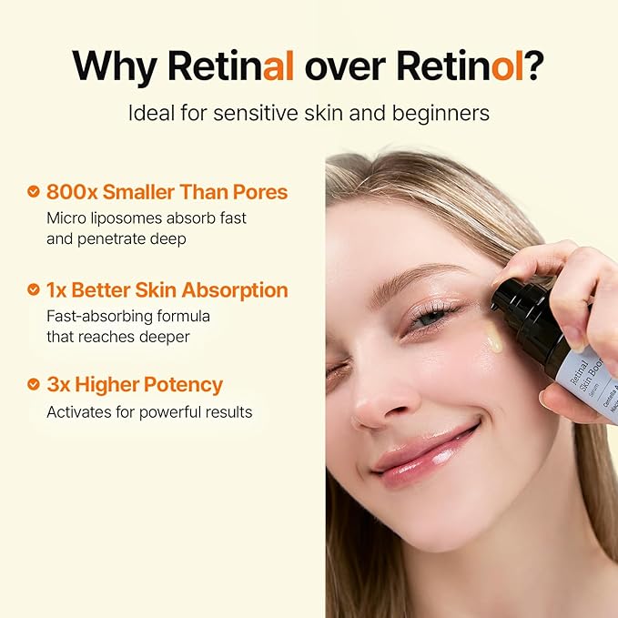 MEDITHERAPY Retinal Skin Booster Serum | Retinaldehyde, Niacinamide Anti-Aging Serum - K-Beauty Facial Serum for Fine Lines, Firming & Radiance | Hydrating Face Serum All Skin Types, 5.07 fl oz