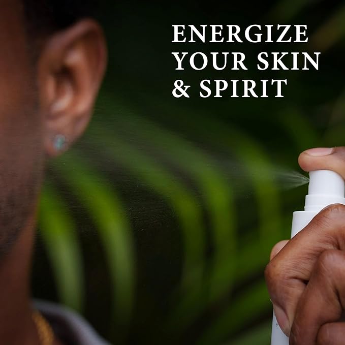 Anti-Aging Glass Skin Face Mist – Instant Lift, Glow & Tighten | Sea Moss + Hyaluronic Acid Caffeine & Amethyst – Mood Boost, Oil-Free All Skin Types
