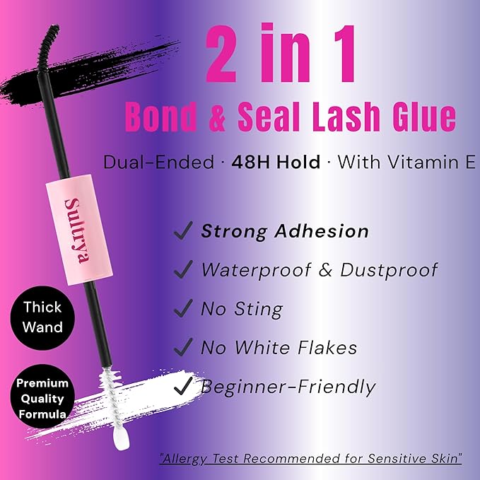 DIY Eyelash Extensions Kit False Eyelashes Lash Clusters Volume Lashes Thick Fluff Individual 140pcs Cluster Voluminous C Curl Wispy Fake Faux Mink for Dramatic Look Bond Seal Tweezer (8-15mm)