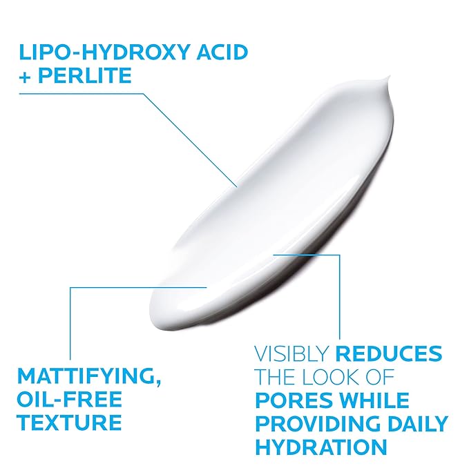 La Roche-Posay Effaclar Mat Oil-Free Mattifying Moisturizer,(Pack of 2)