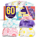 60 Pack Steam Eye Masks Disposable for Dry Eyes, Heated Eye Mask Warm Compress for Eyes, Relaxation Mothers Day Gifts Self Care for Women, Spa Travel Essentials - Lavender, Unscented, Chamomile, Rose