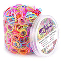 HOYOLS Small Toddler Elastics Mini Hair Ties Rubber Bands for Hair Ponytail Holders for Baby Girl Infants (Multicolor) TPU 1500 Pcs