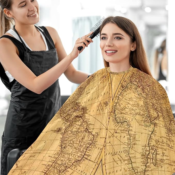 Stylish Barbershop Salon Barber Cape Haircut Cape Salon Apron Unisex Hair Cutting Apron for Men Women