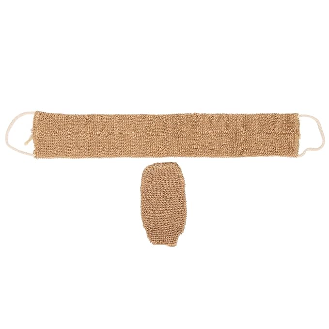 ZJchao Back Scrubber Strap Long Handle Back Scrubber Bath Glove Set with Exfoliating Textured Surface for Deep Cleaning Home Travel