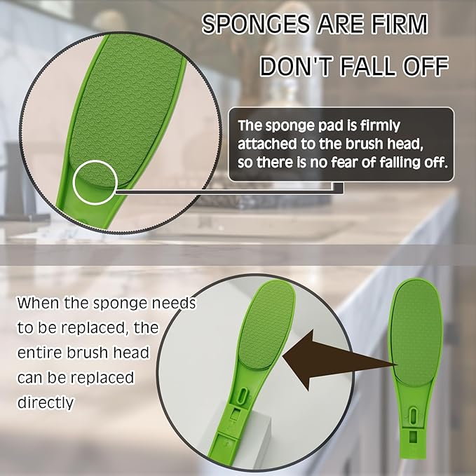 SFFTCYY&ZGTJ Lotion Applicator for Back,Applicator to Put Lotion on Back,Lotion Applicator,Lotion Back Applicator,Back Cream Applicator,Lotion Applicator for The Back (Green)