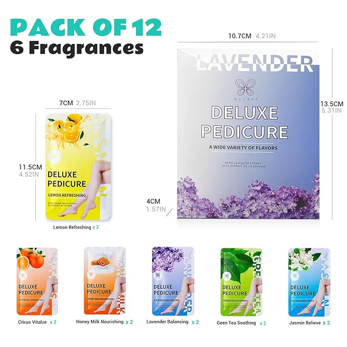 12 Pack Foot Soak with Sea Salt-Toenail Repair Softens Thick Calluses Stubborn Foot Odor Relaxing Spa Athletes Foot Burning & Itching Damaged Discolored Nails A Natural Callus Remover 14.8oz