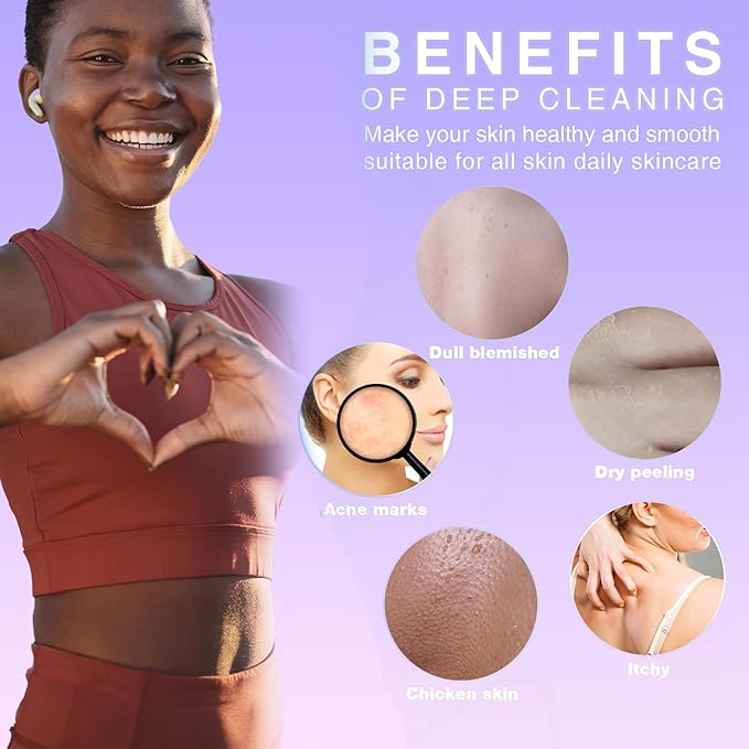 4 Pieces African Bath Sponge African Net Long Net Bath Sponge Transform Your Shower Routine with African Bath Sponges for Exfoliated, Silky Smooth Skin (Purple, Pink, Green, Orange)