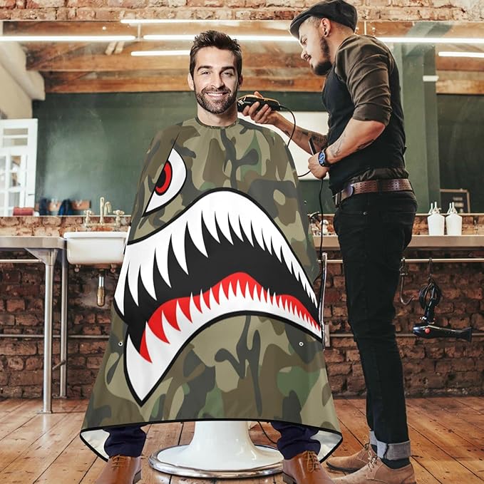 Stylish Barbershop Salon Barber Cape Haircut Cape Salon Apron Unisex Hair Cutting Apron for Men Women