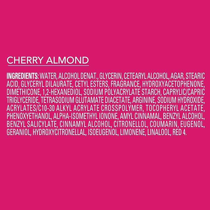 Jergens Cherry Almond Lotion Bursts, Squishy Heart-Shaped Moisturizer Bursts, Lotion Gifts for Teens, 38 Ct (Pack of 2)