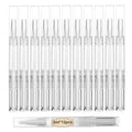 12 Pcs 3ml Empty Cuticle Oil Pens, Fillable Nail Oil Pen with Brush, Transparent Twist Pens, Lip Gloss Cosmetic Container
