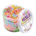 HOYOLS Baby Hair Ties Hair Rubber Bands for Toddler Infants Kids Girls Thin Small Hair Elastics TPU 1500 Piece Pack