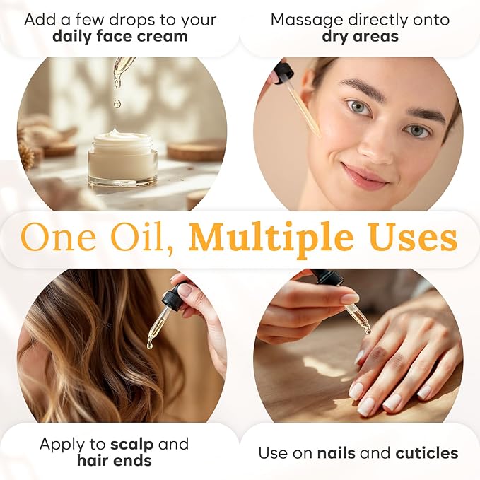 Cold Pressed Pumpkin Seed Oil for Hair Care, Dry Scalp Oil, Skin & Nail Hydration (2Fl Oz), Pumpkin Seed Extract Drops for Scalp Care, Smooth Split Ends, Natural Hair Serum Alternative