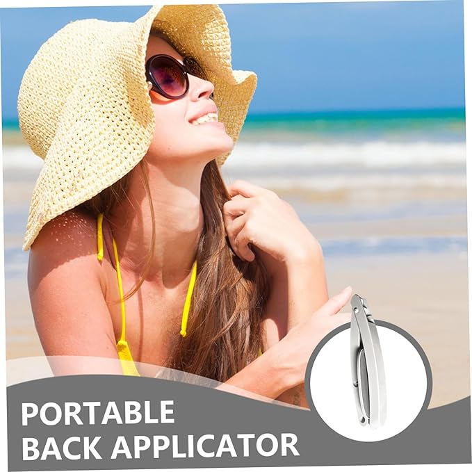 Back Lotion Applicator, 14 Inch Foldable Lotion Applicator with Long Handle, Multifunctional Sunscreen, for Back