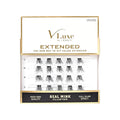 i•ENVY Extended Real Mink Lash Clusters Lashes DIY Salon Lash Extension Apply Underneath Natural Lashes for Perfect Lash Extension Effect, False Eyelashes Reusable